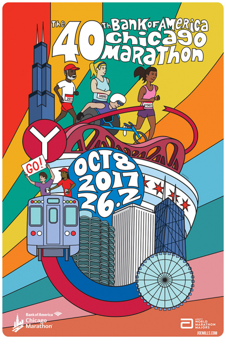 2017 Chicago Marathon Poster